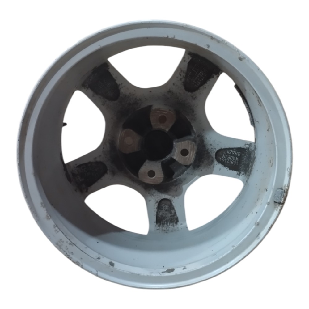 Roda Avulsa Aro 15 Fiat Brava Uno Palio Original P/recuperar Prata 3