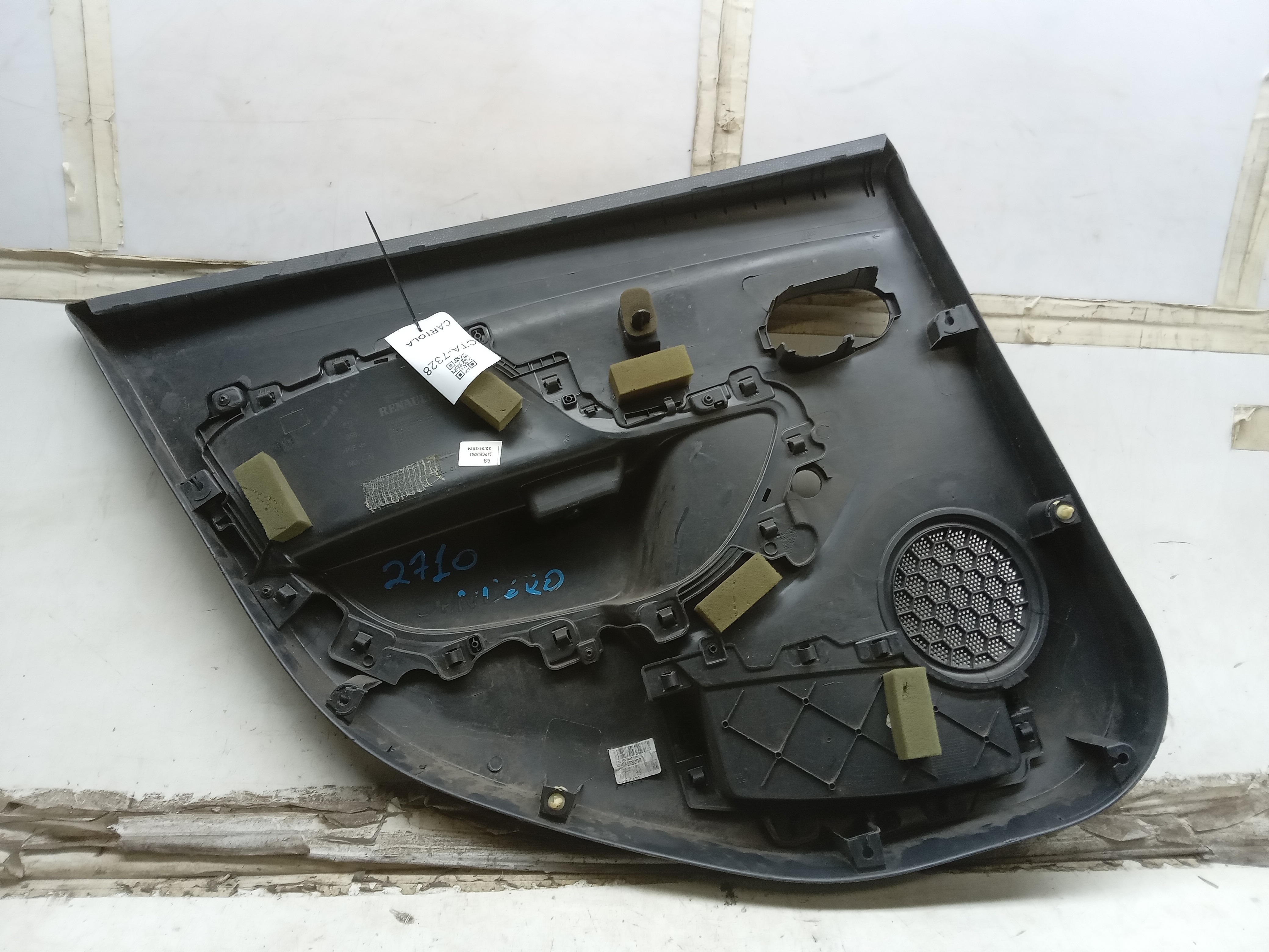 FORRO PORTA TRASEIRO LD RENAULT SANDERO 2016 2