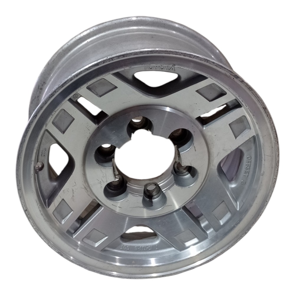 Roda Avulsa Aro 15 Toyota Hilux Para Recuperar  Prata