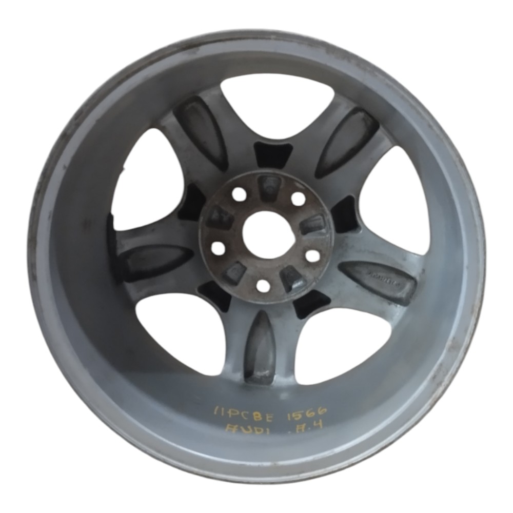 Roda Avulsa Aro 16 Audi A4 Original Para Recuperar Prata 4