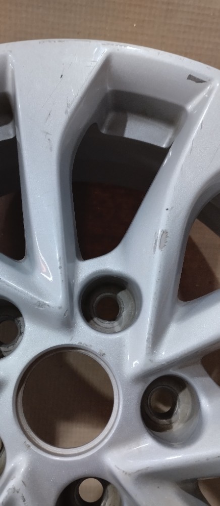 Roda Avulsa Aro 16 Nissan Sentra Original Para Recuperar Prata 4