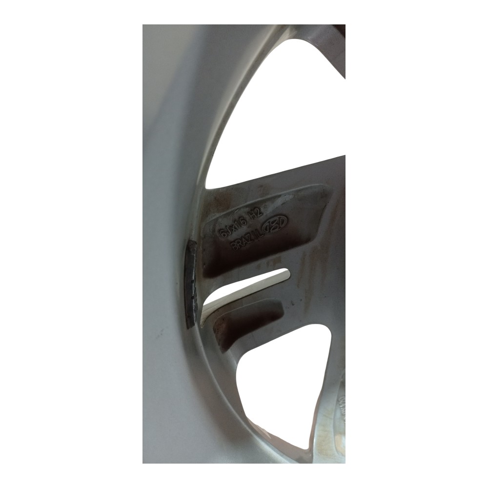 Roda Avulsa Aro 16 Hyundai Creta Para Recuperar  Prata 5