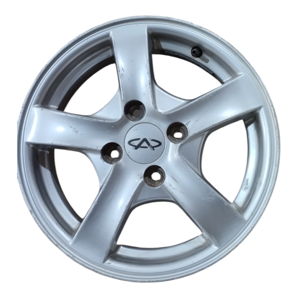 Roda Avulsa Aro 14 Chery S18 Original Para Recuperar 4×100 Prata 3