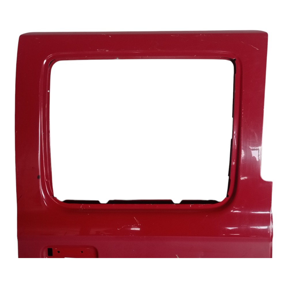 Porta Traseira Direita Nissan Frontier 2007 Com Detalhes  Traseira Direita Vermelho 3