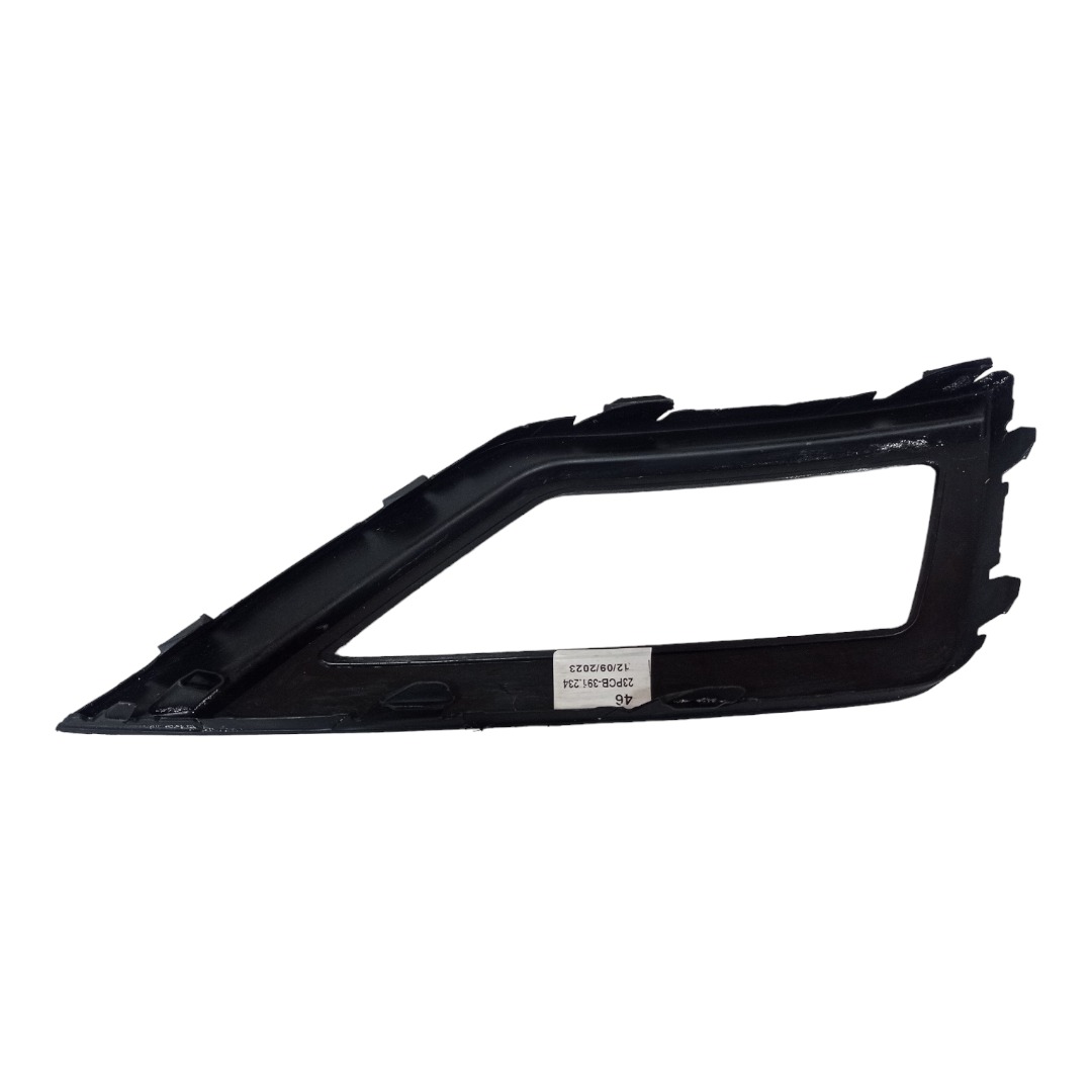Grade Moldura Farol Milha Esquerda Vw Gol Voyage Saveiro G7 Preto Esquerdo 5