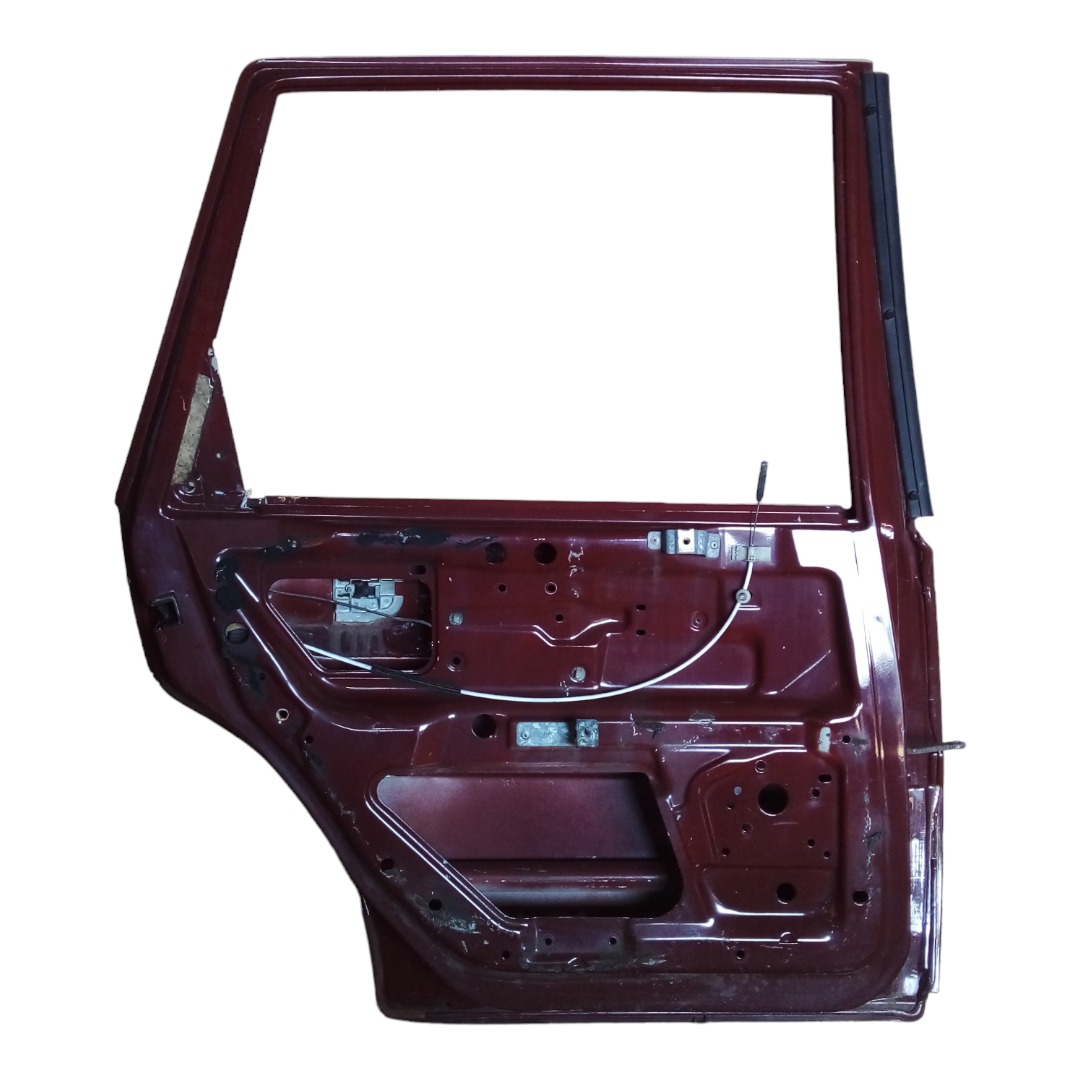 Porta Traseira Esquerda Volvo 460 1995 Para Recuperar  Traseira Esquerdo Vermelho 4