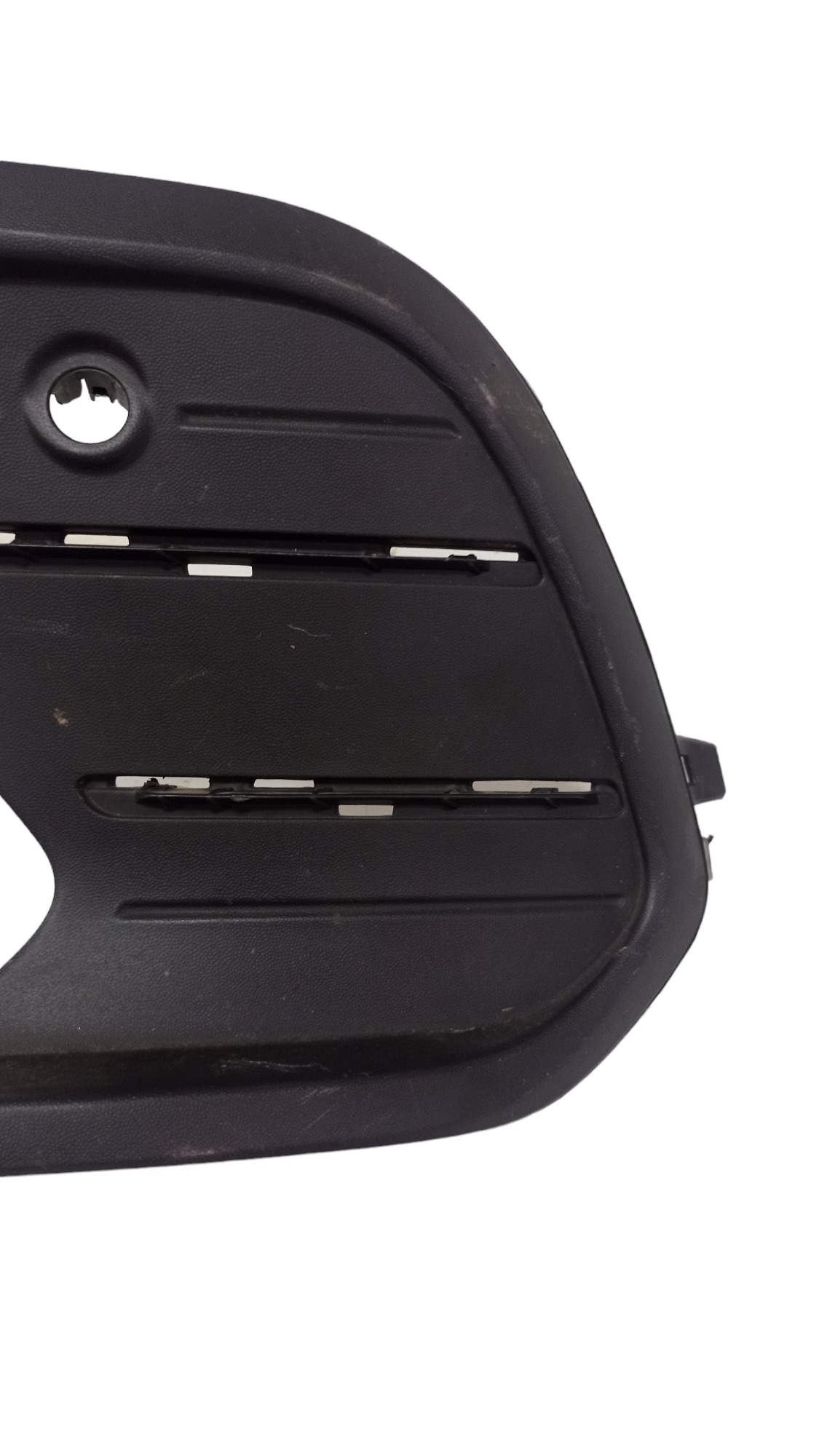 Grade Farol Milha Esquerda Vw Polo 2022 A 2024  Preto Esquerdo 2