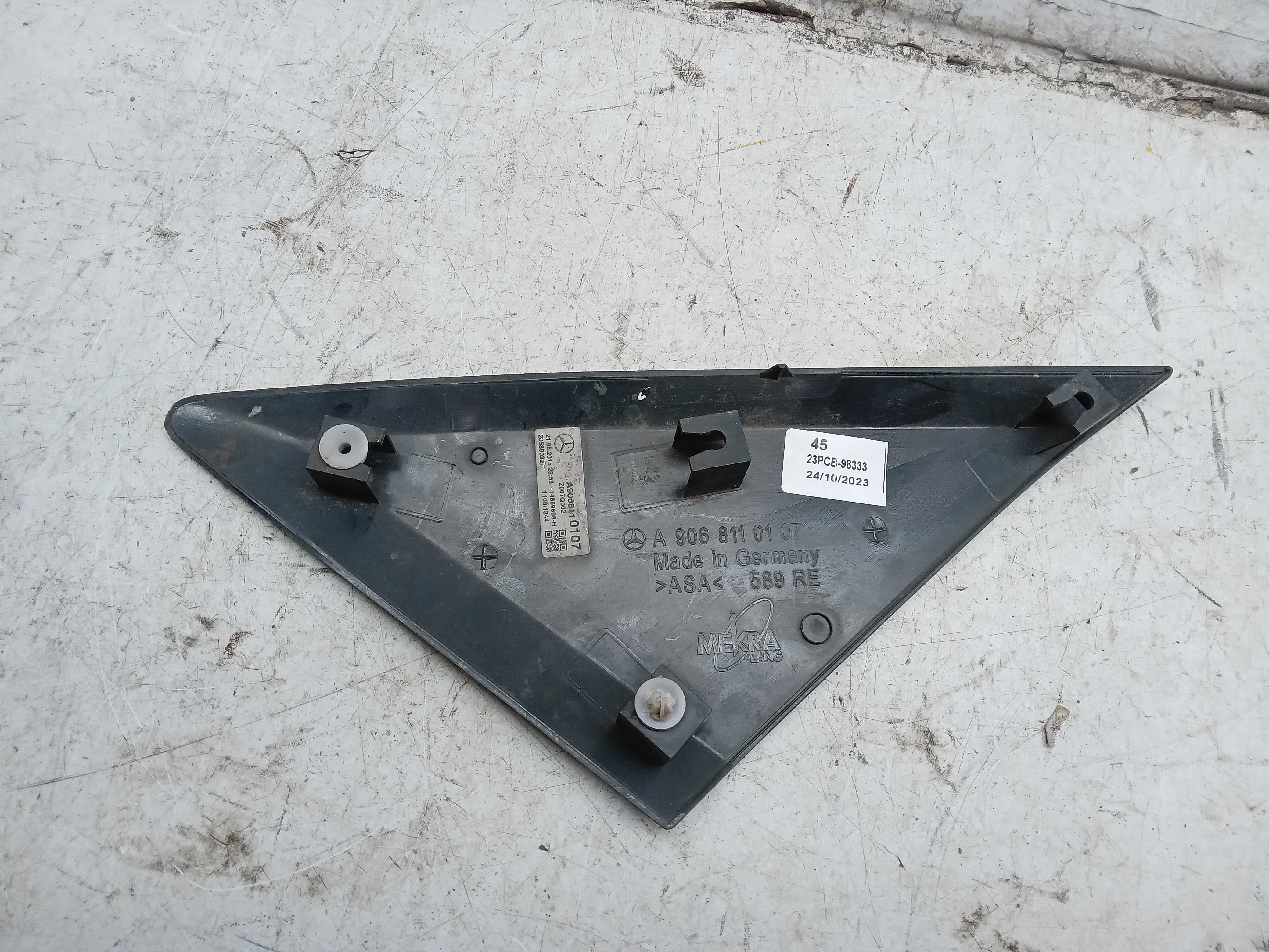 ACABAMENTO MOLDURA RETROVISOR COLUNA LD MB SPRINTER 316 515 2