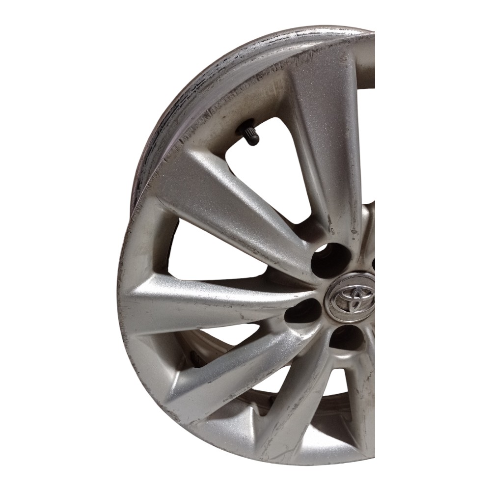 Roda Avulsa Aro 16 Toyota Corolla Altis Para Recuperar  Prata 3