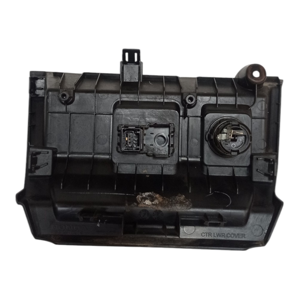Acabamento Painel Central Tomada 12v Usb Auxiliar Fit 2015 3