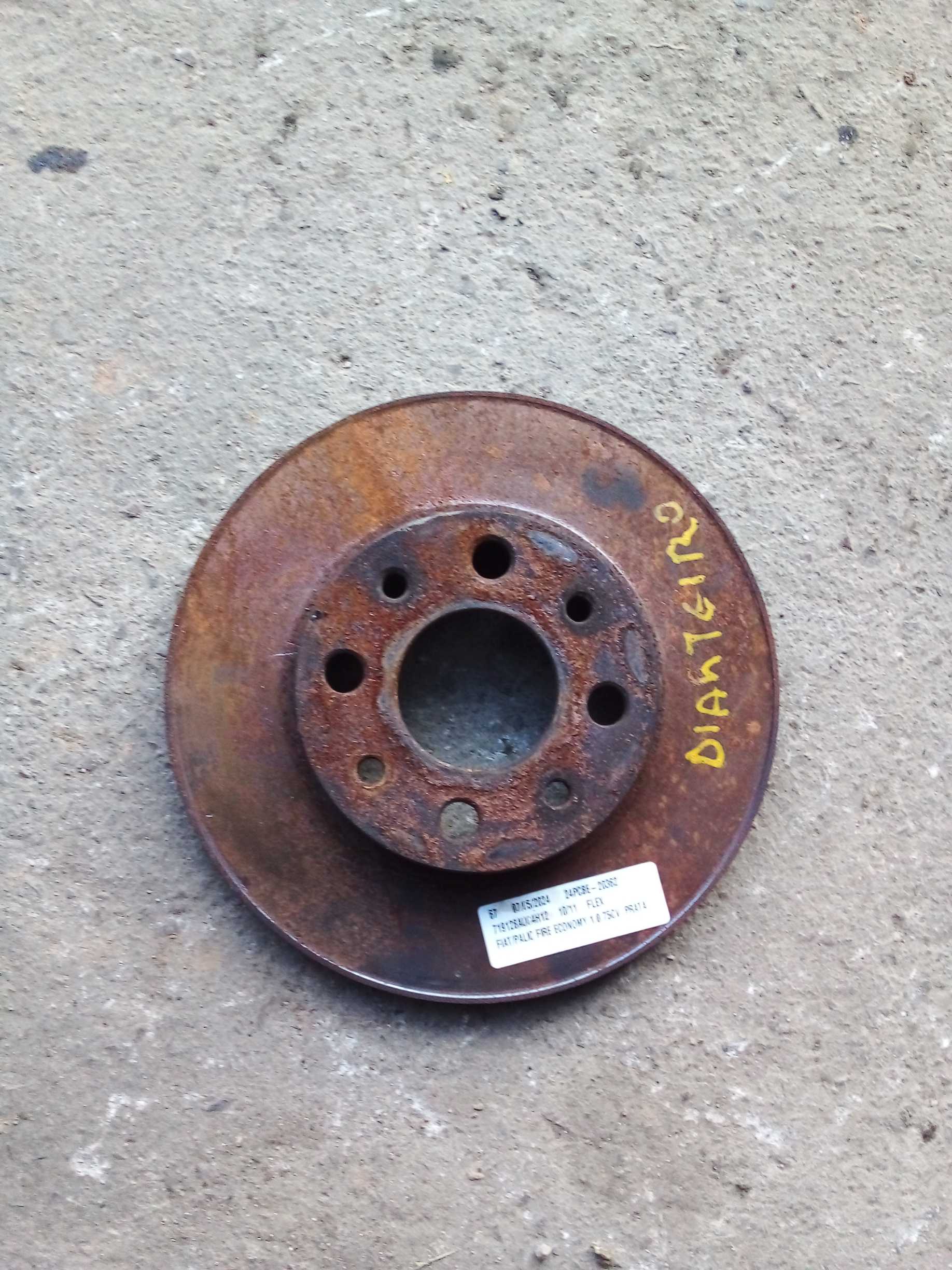DISCO DE FREIO DIANTEIRO VENTILADO FIAT PALIO FIRE 1.0