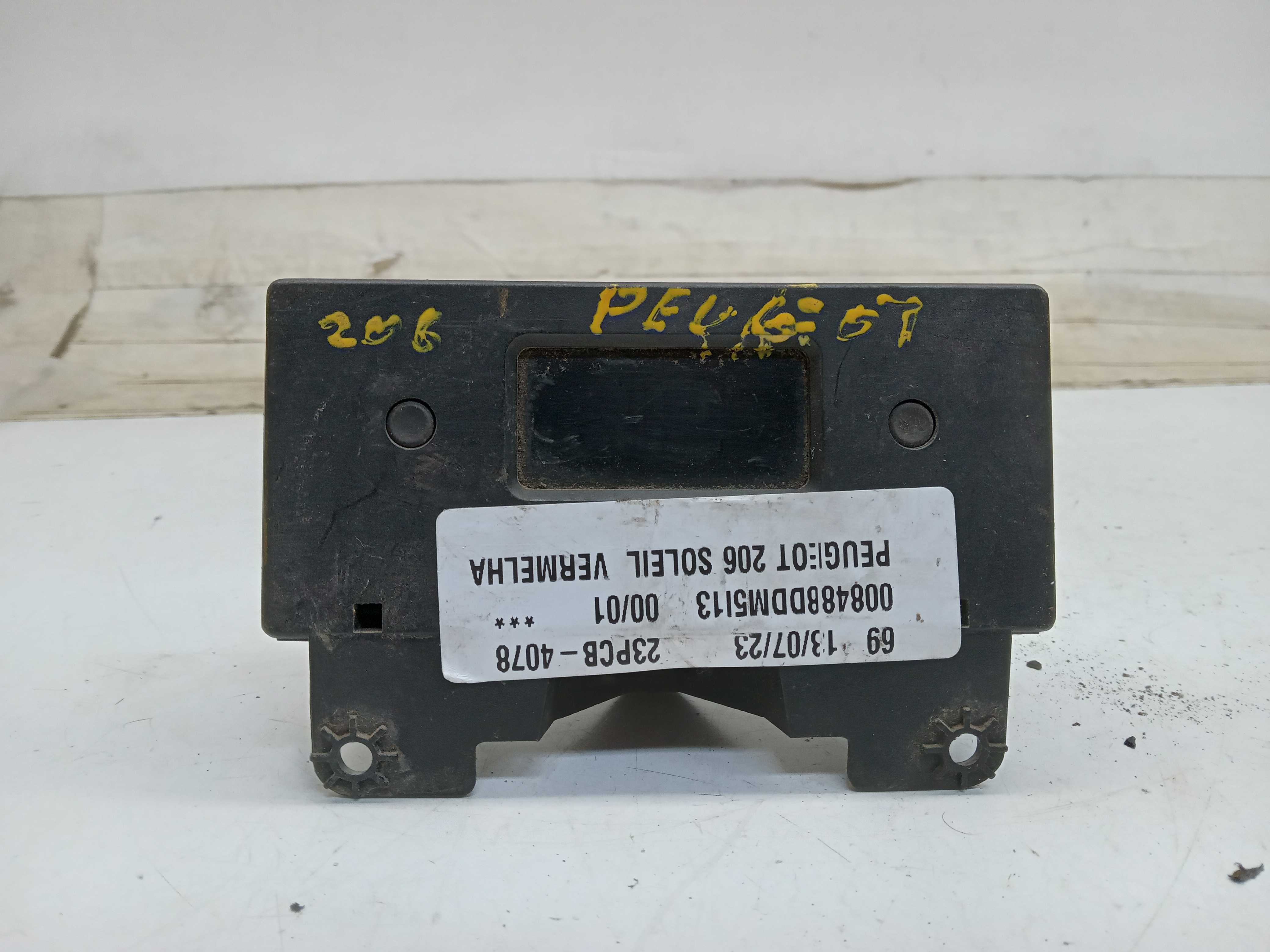 RELOGIO DIGITAL PAINEL PEUGEOT 206 2000
