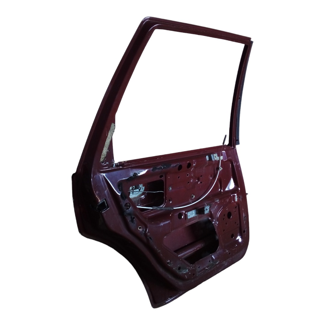 Porta Traseira Esquerda Volvo 460 1995 Para Recuperar  Traseira Esquerdo Vermelho 6