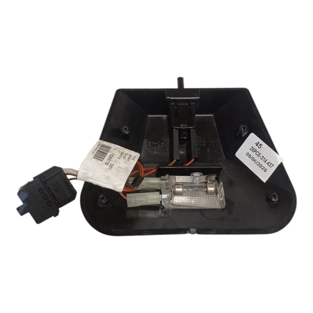 Moldura Luz Cortesia Porta Luvas Mb Actros  Preto 2