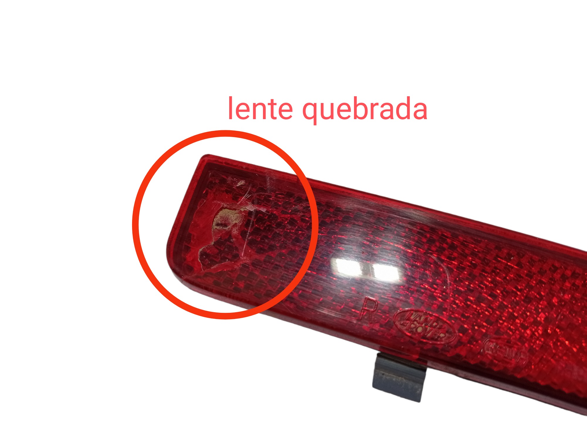 Olha De Gato Traseiro Direito Range Rover 4.4 2003 V284 Vermelho 7