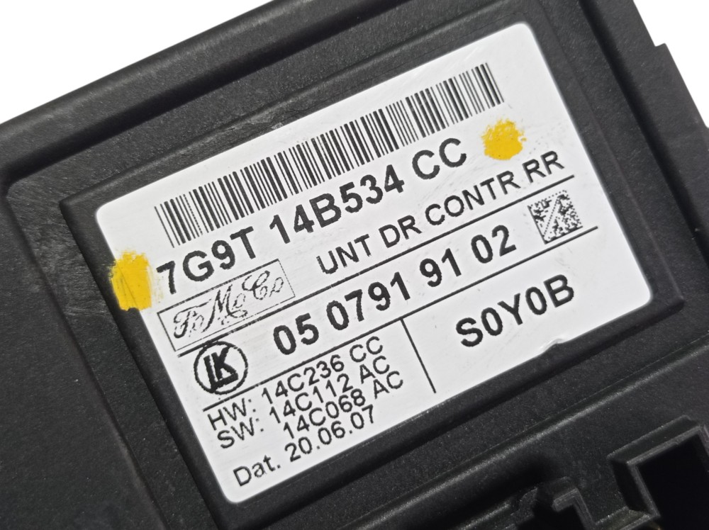 Módulo Conforto Traseiro Esquerdo Volvo Xc70 2007 7