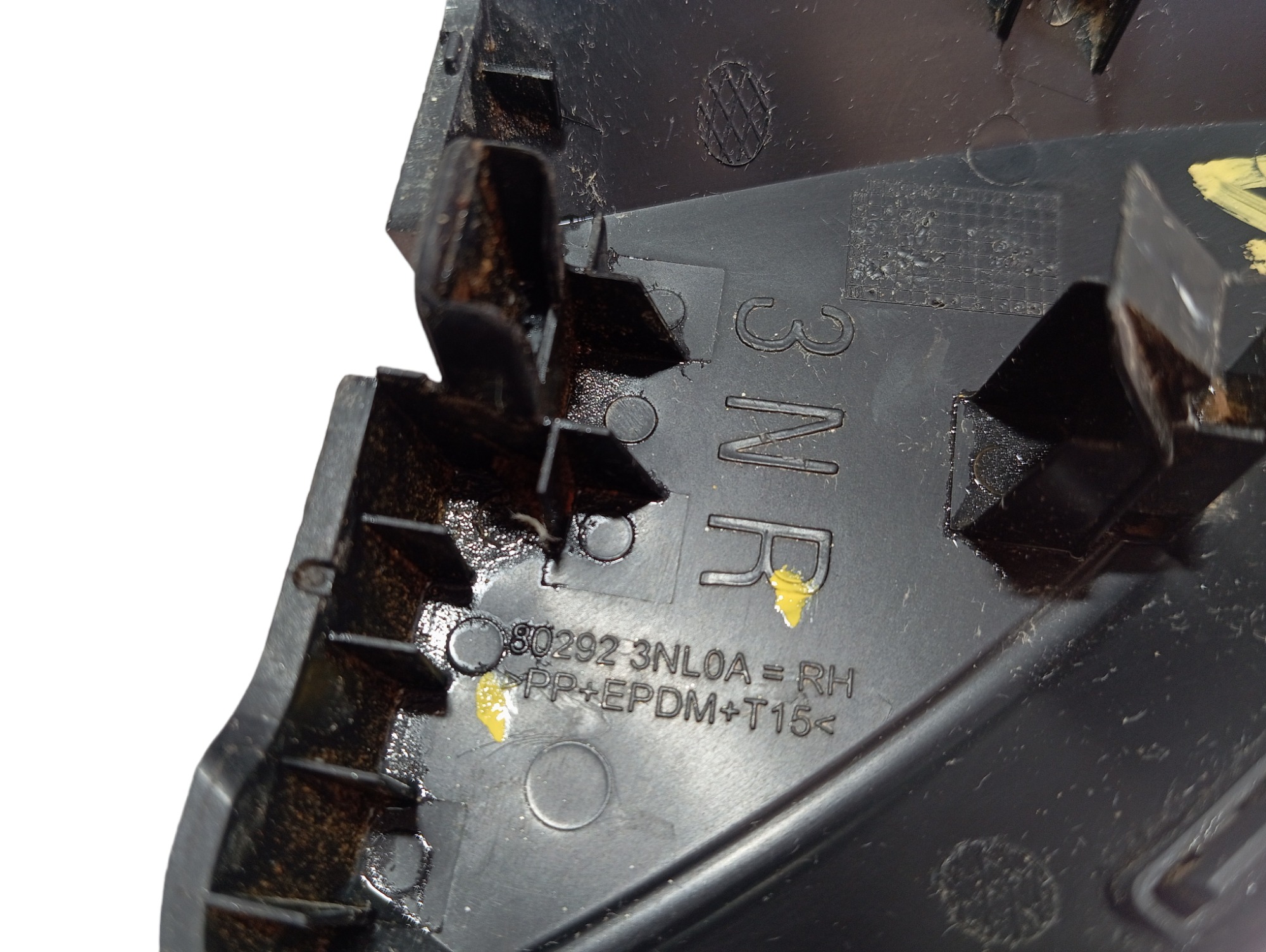 Acabamento Interno Retrovisor Direito Nissan Leaf 2022 V589 7