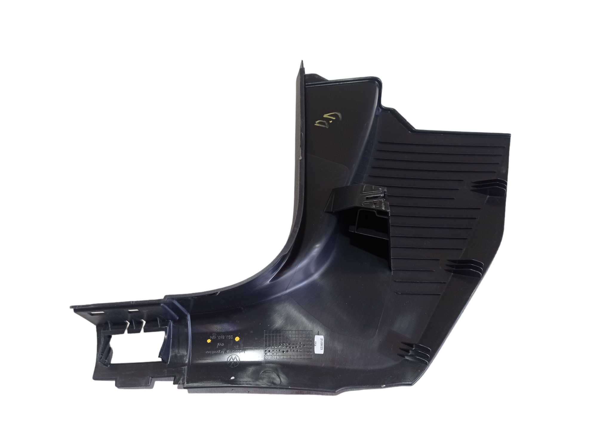 Acabamento Pé Coluna Diant Direita Taos Highline 22 24 V601 Preto 3