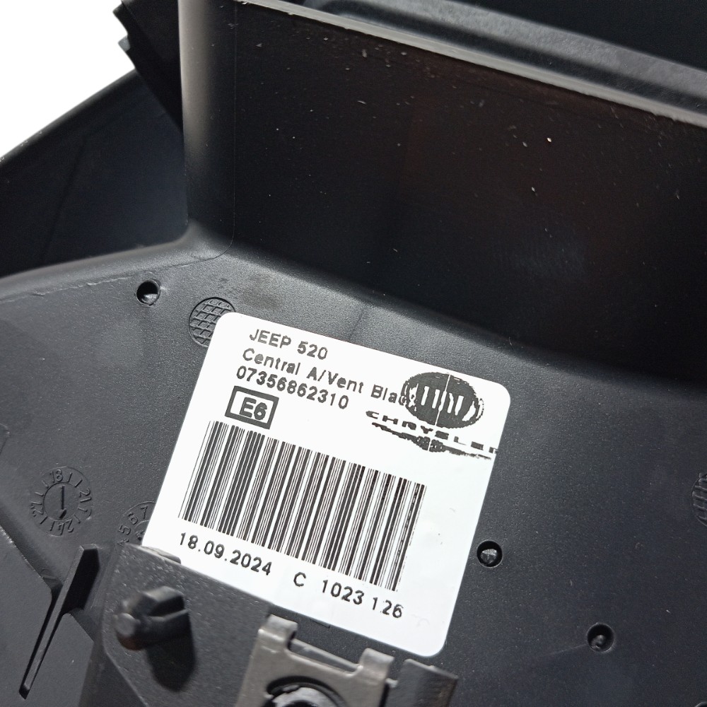 Difusor Ar Central Painel Jeep Renegade 2024 2025 7