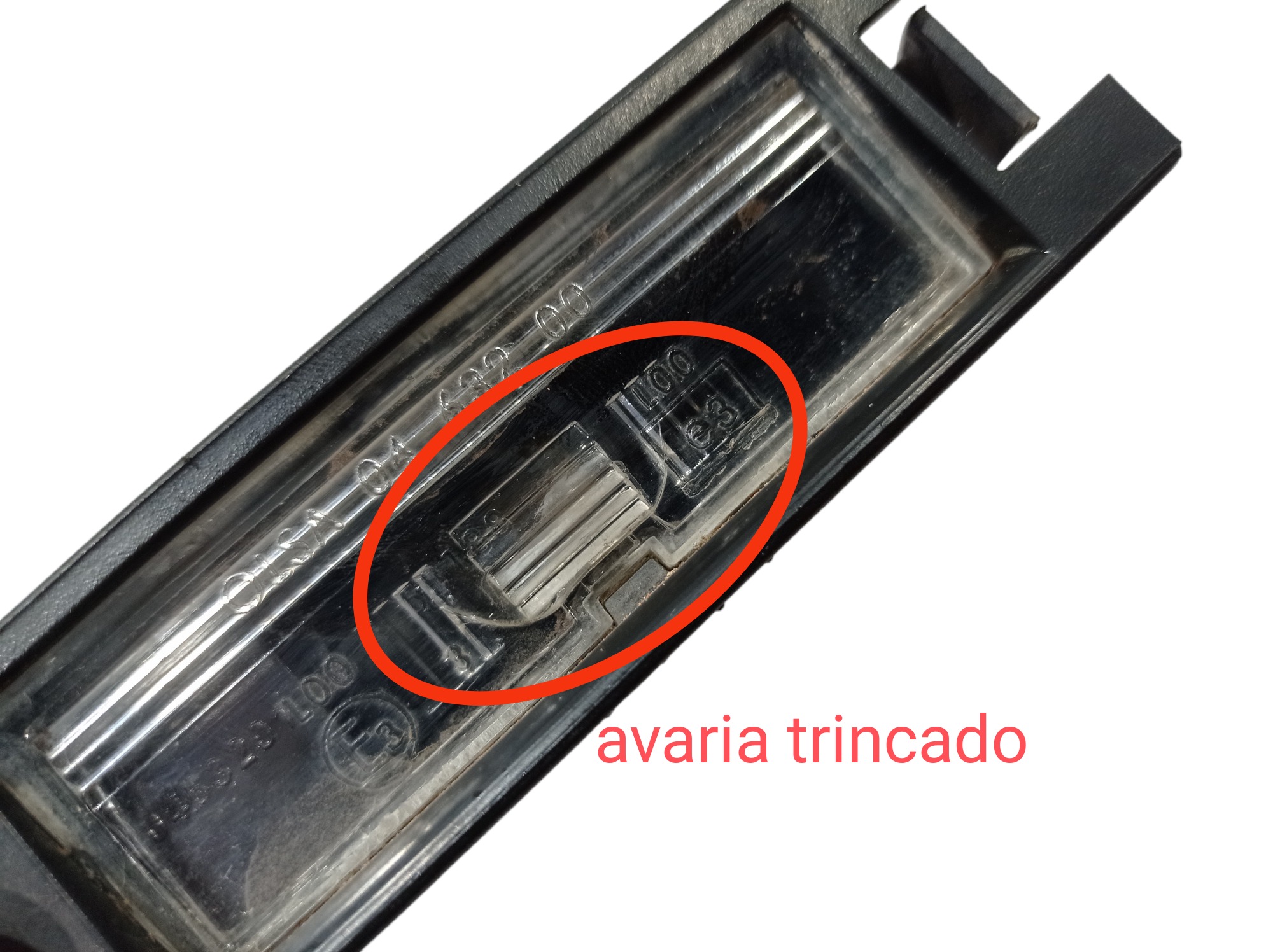 Luz De Placa Fiat Linea 2012 51793060 V468 8