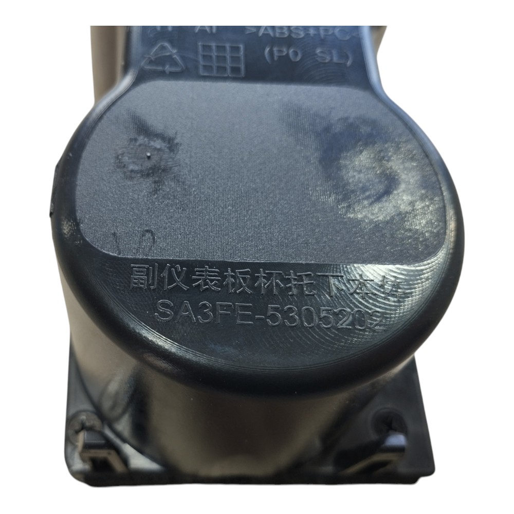 Porta Copos Console Byd Song Plus 2023 2025 V631 Preto 3