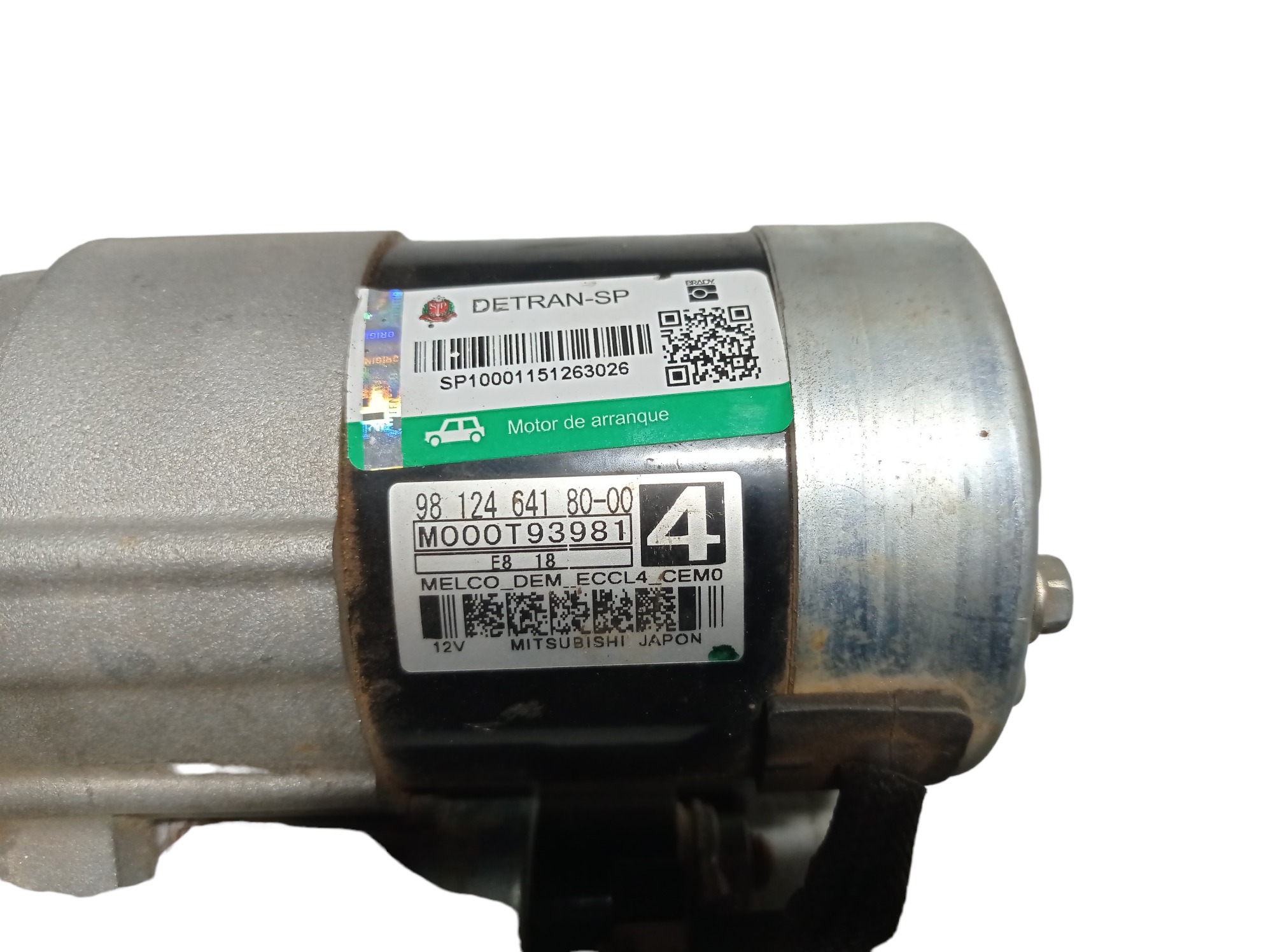 Motor Arranque Peugeot 2008 1.6 16v 2019 981246418000 V341 7