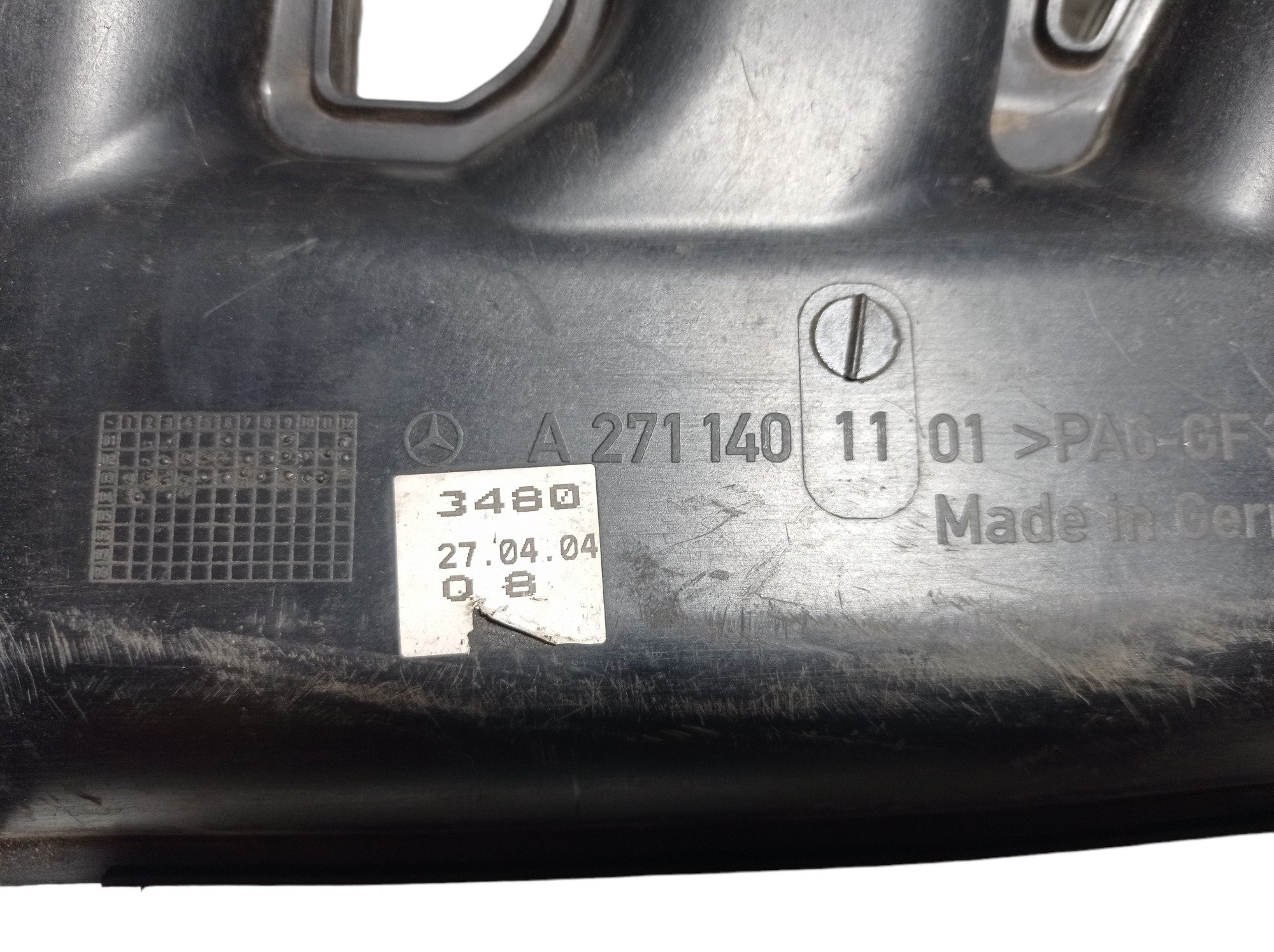 Coletor Admissão Mercedes C230 2.3 192cv 2005 9