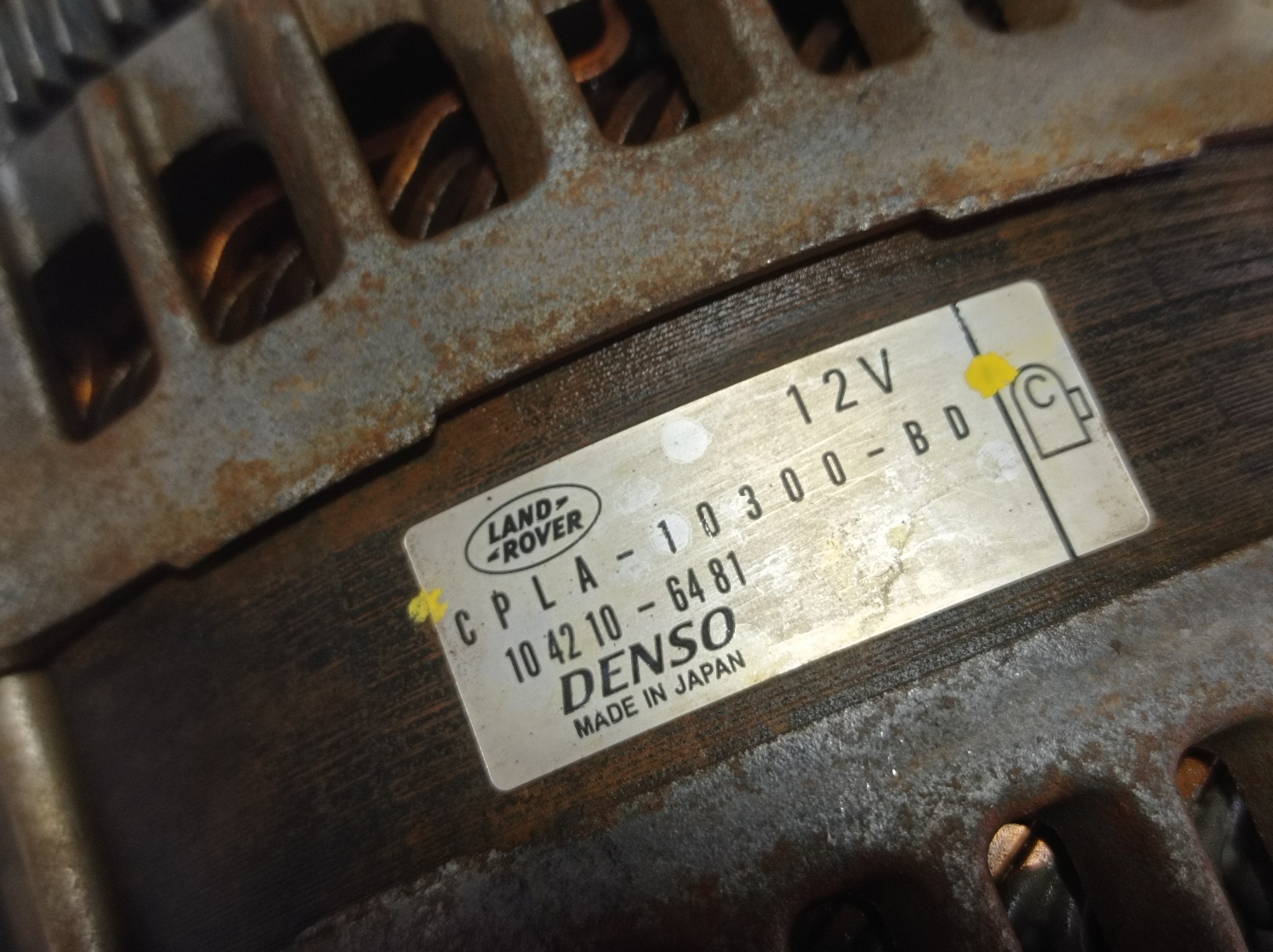 Alternador Range Rover Sport 2014 3.0 V592 9