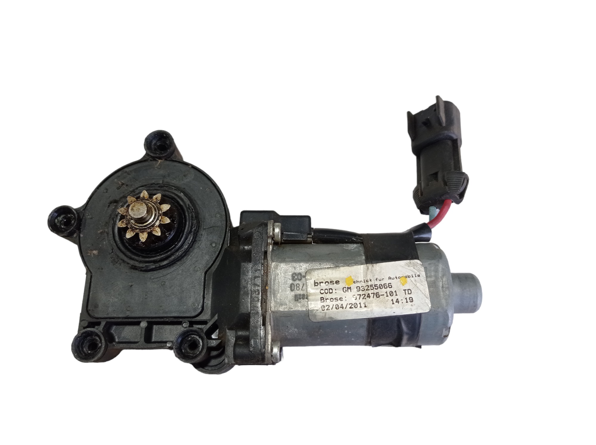 Motor Máquina Vidro Porta Traseira Direita Gm Astra 11 V480 8