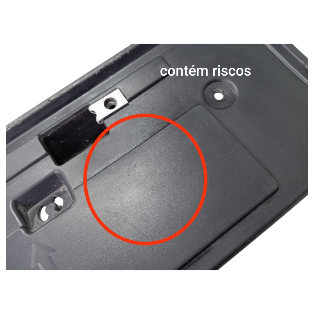 Suporte Placa Dianteira Honda Hrv Exl 1.5 2023 2025 V644 Preto 6