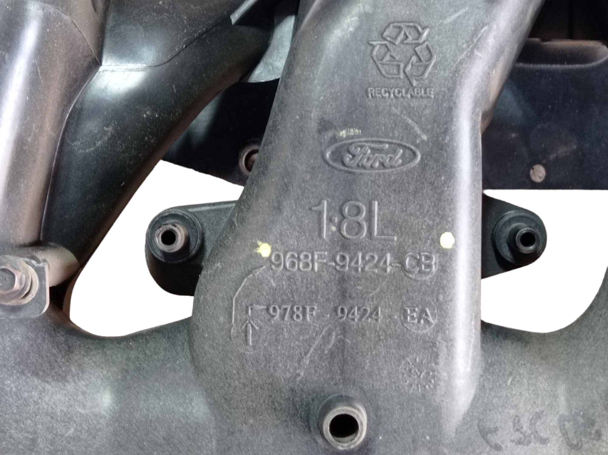Coletor Admissão Ford Escort Zetec 1.8 16v 1997 A 2000 8