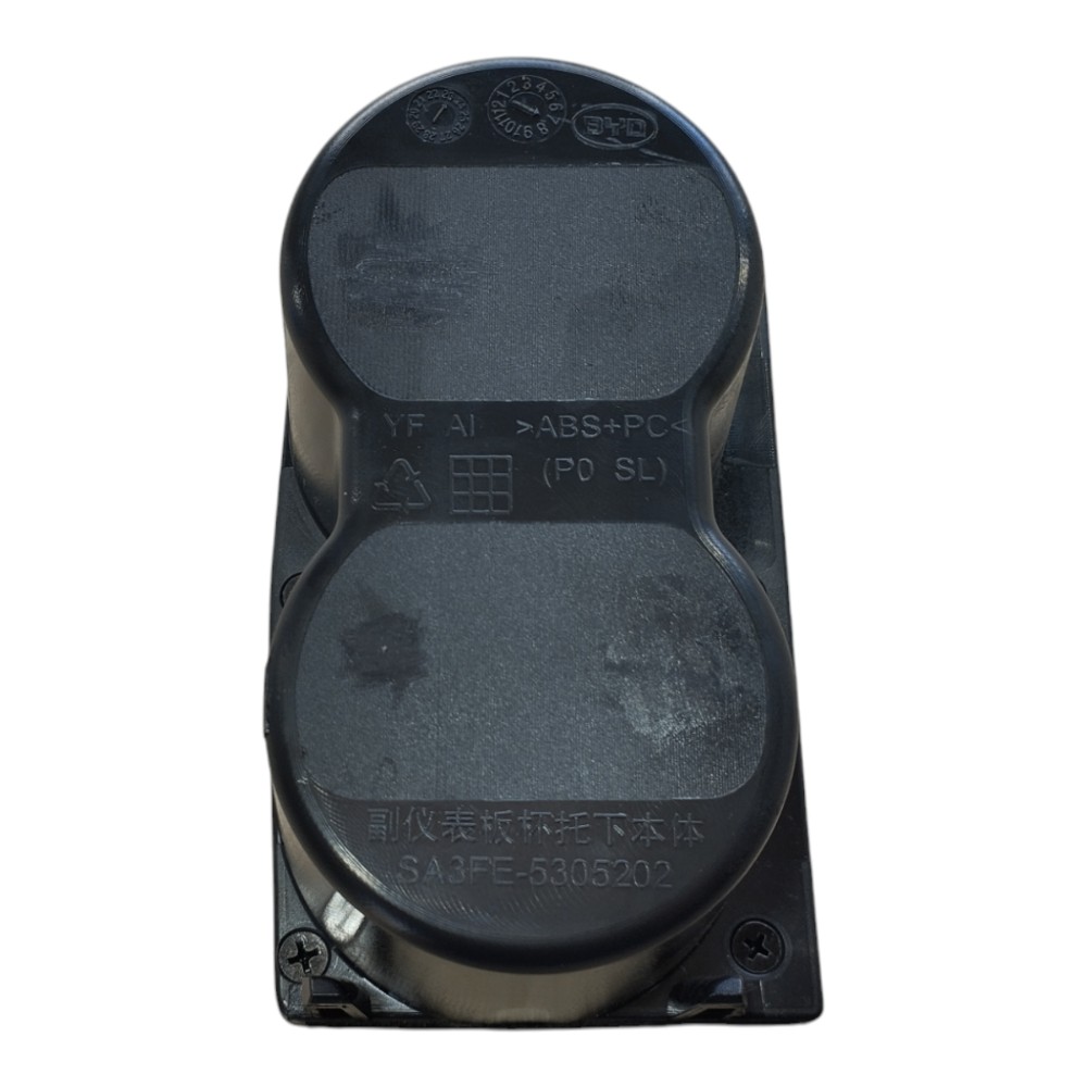 Porta Copos Console Byd Song Plus 2023 2025 V631 Preto 2