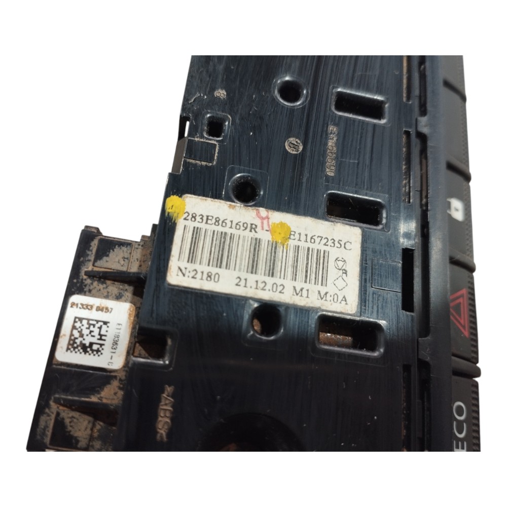 Botão Comando Pisca Alerta Renault Zoe 2023 V639 283e86169r 7