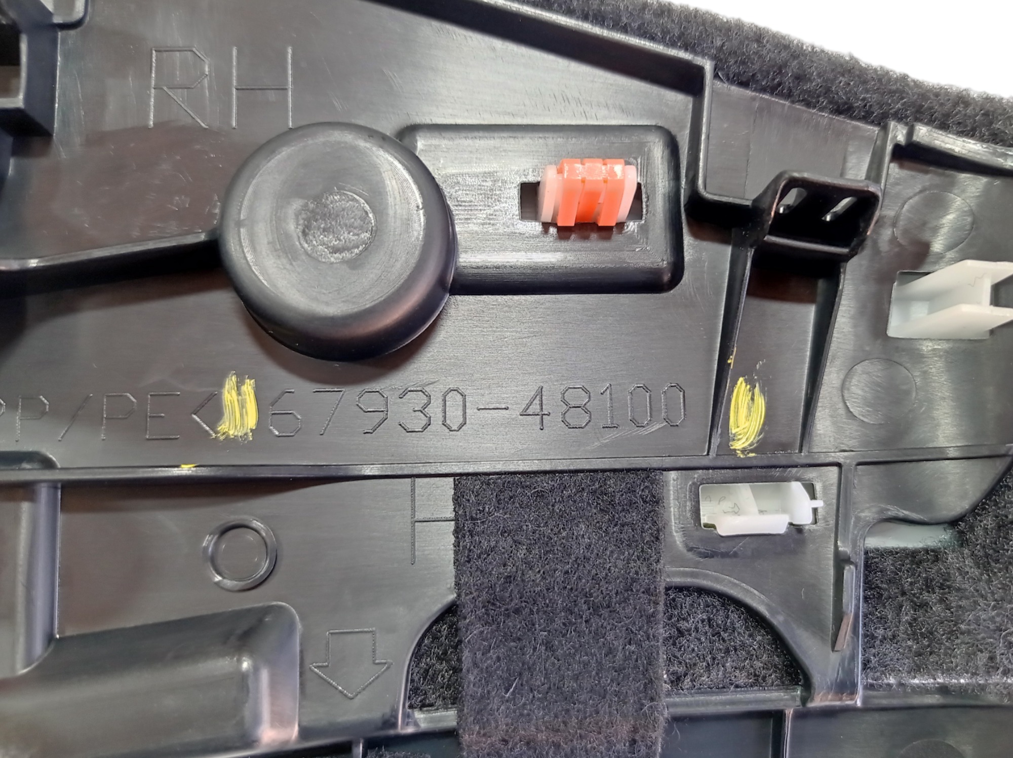 Acabamento Direito Banco Traseiro Central Lexus Rx450hl V576 9
