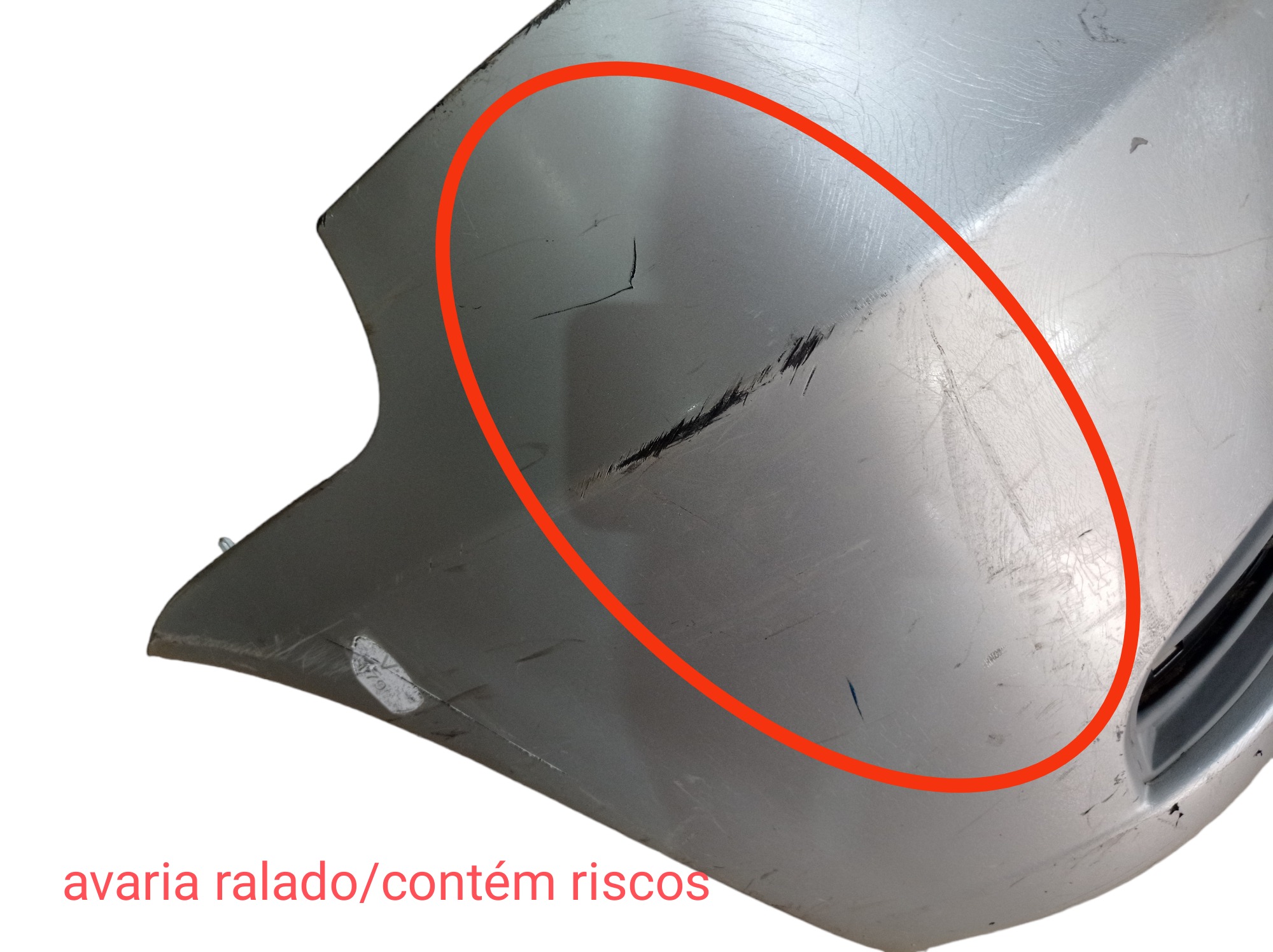 Parachoque Traseiro Fiat Palio 2009/10 735333843 V179 Cinza 7