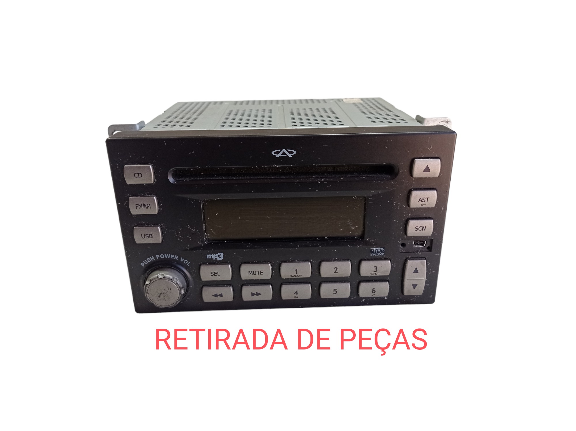 Rádio Chery Cielo 1.6 2012 M11-7901050bd V514 2