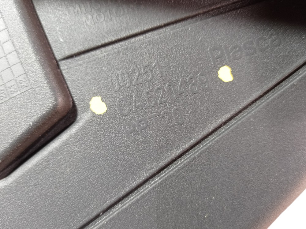 Tampa Porta Luvas Mitsubishi Asx 2016 2.0 V332 7