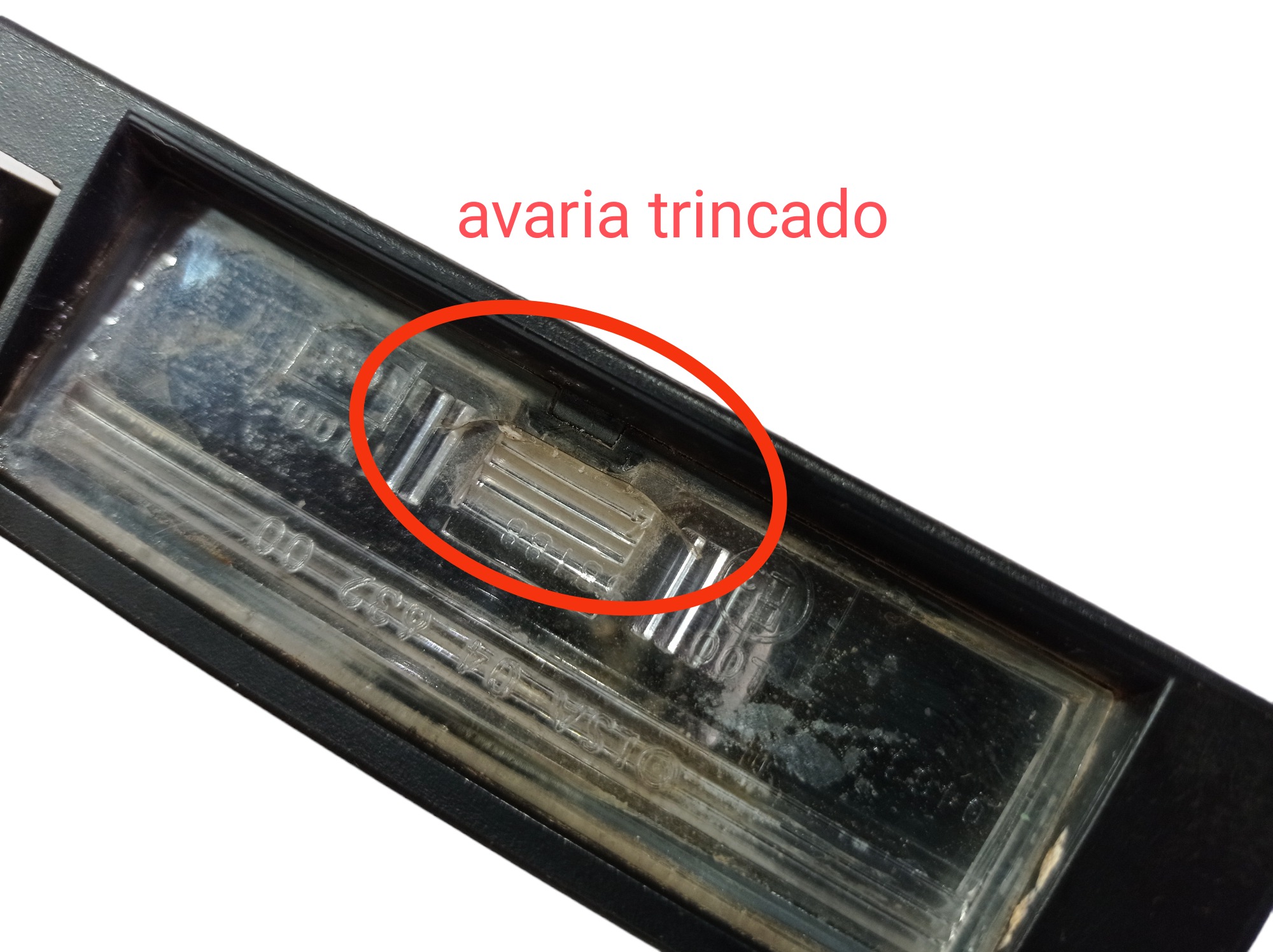 Luz De Placa Fiat Linea 2009 2010 51793060 V433 7