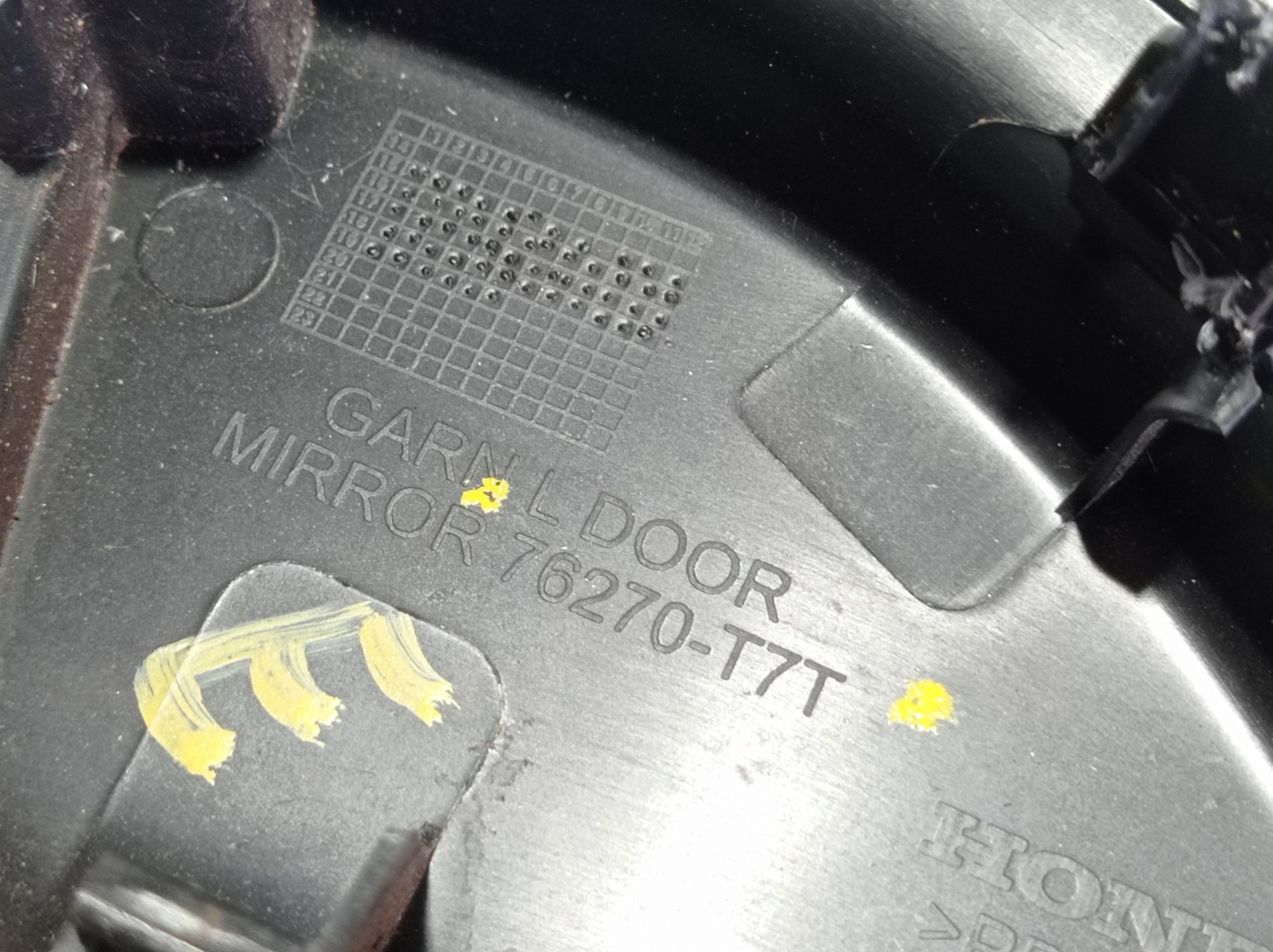 Acabamento Int Retrovisor Esq Honda Hrv Touring 20 A 25 V602 7