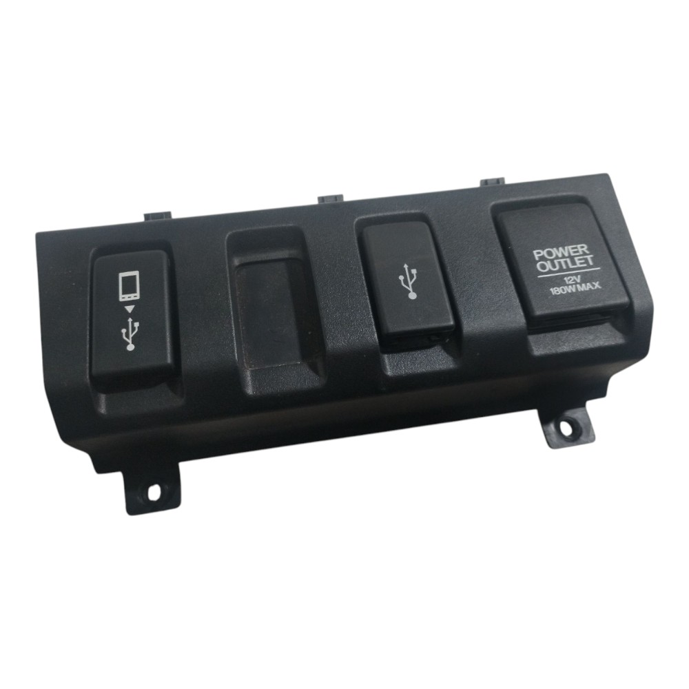 Moldura Usb Cinzeiro Tomada 12v Honda Hrv 2017 A 2021 V660 2