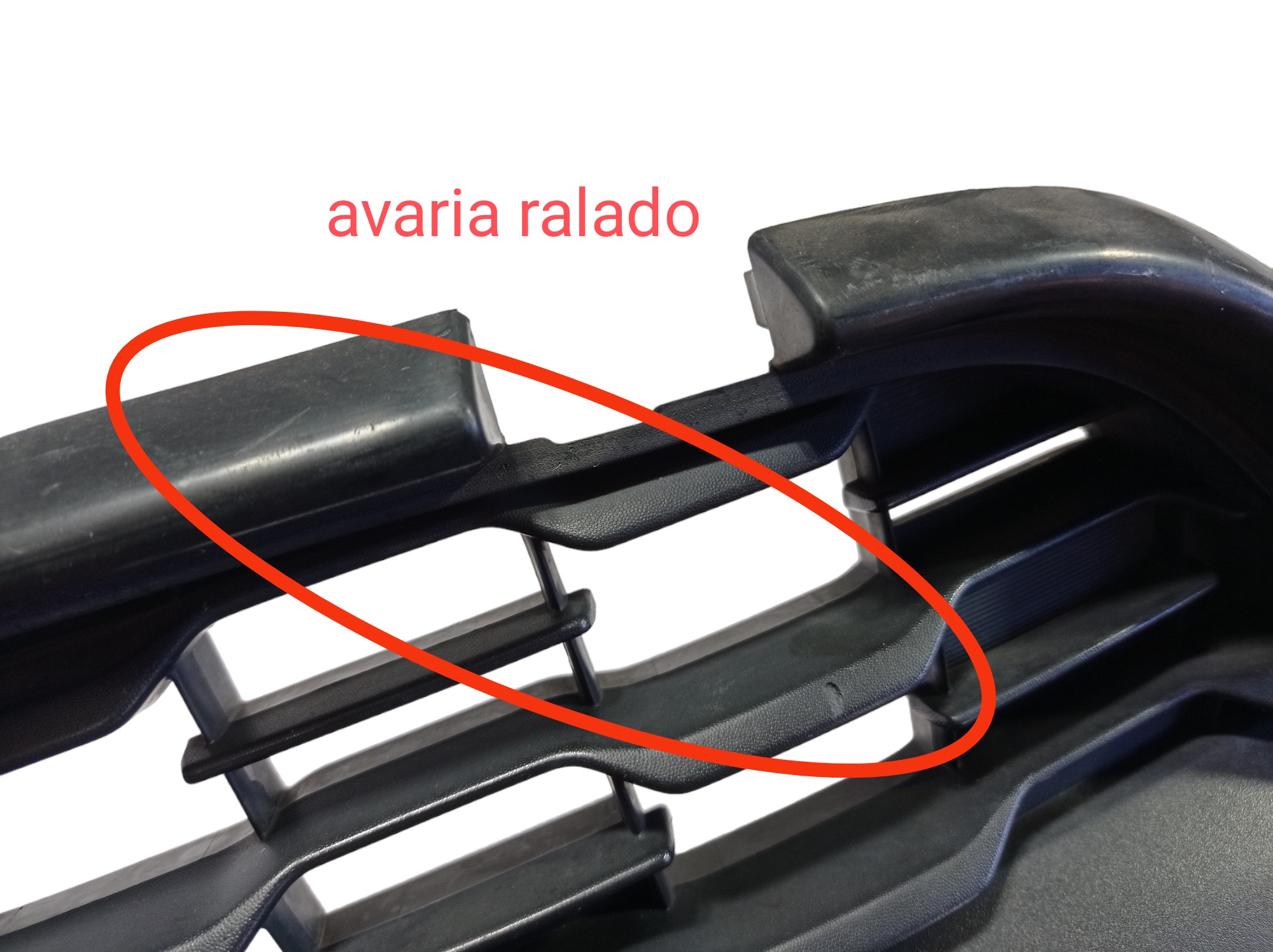 Grade Central Parachoque Dianteiro Mitsubishi Asx 14 V574 Preto 8