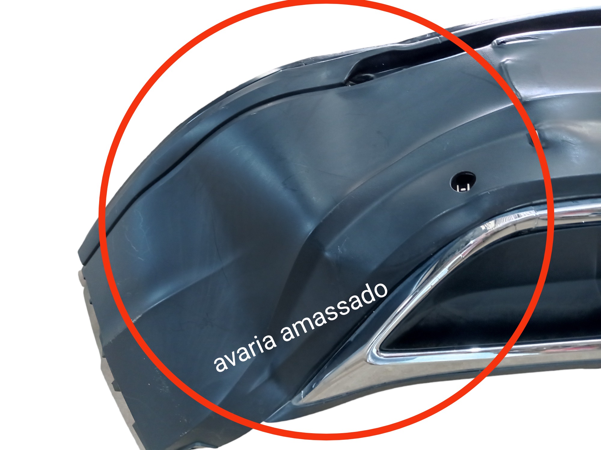 Spoiler Aplique Parachoque Traseiro Tiguan 2018 A 2020 V419 8