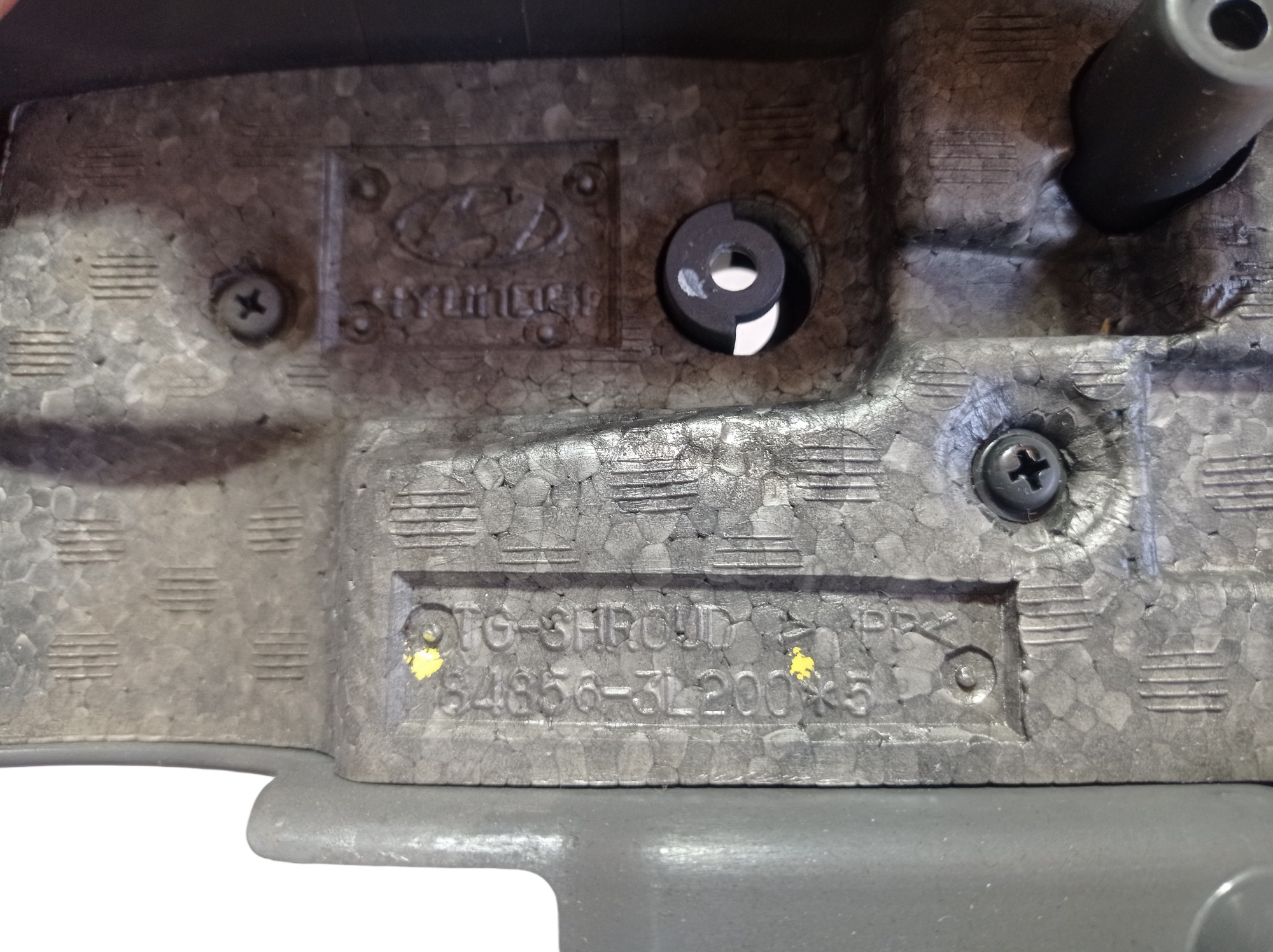 Acabamento Moldura Coluna Direção Hyundai Azera 2009 V595 8