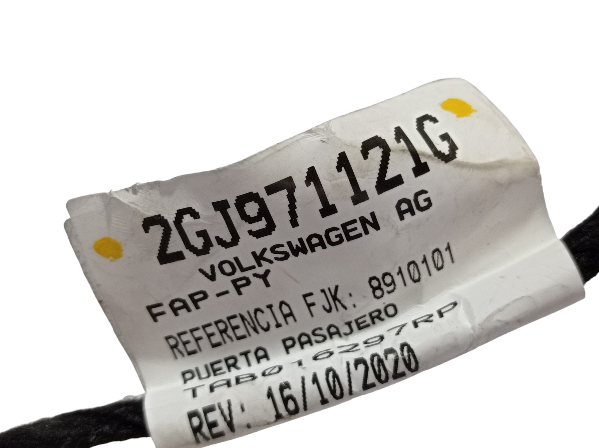 Chicote Porta Diant Direita Vw Taos Highline 22 2024 V601 10
