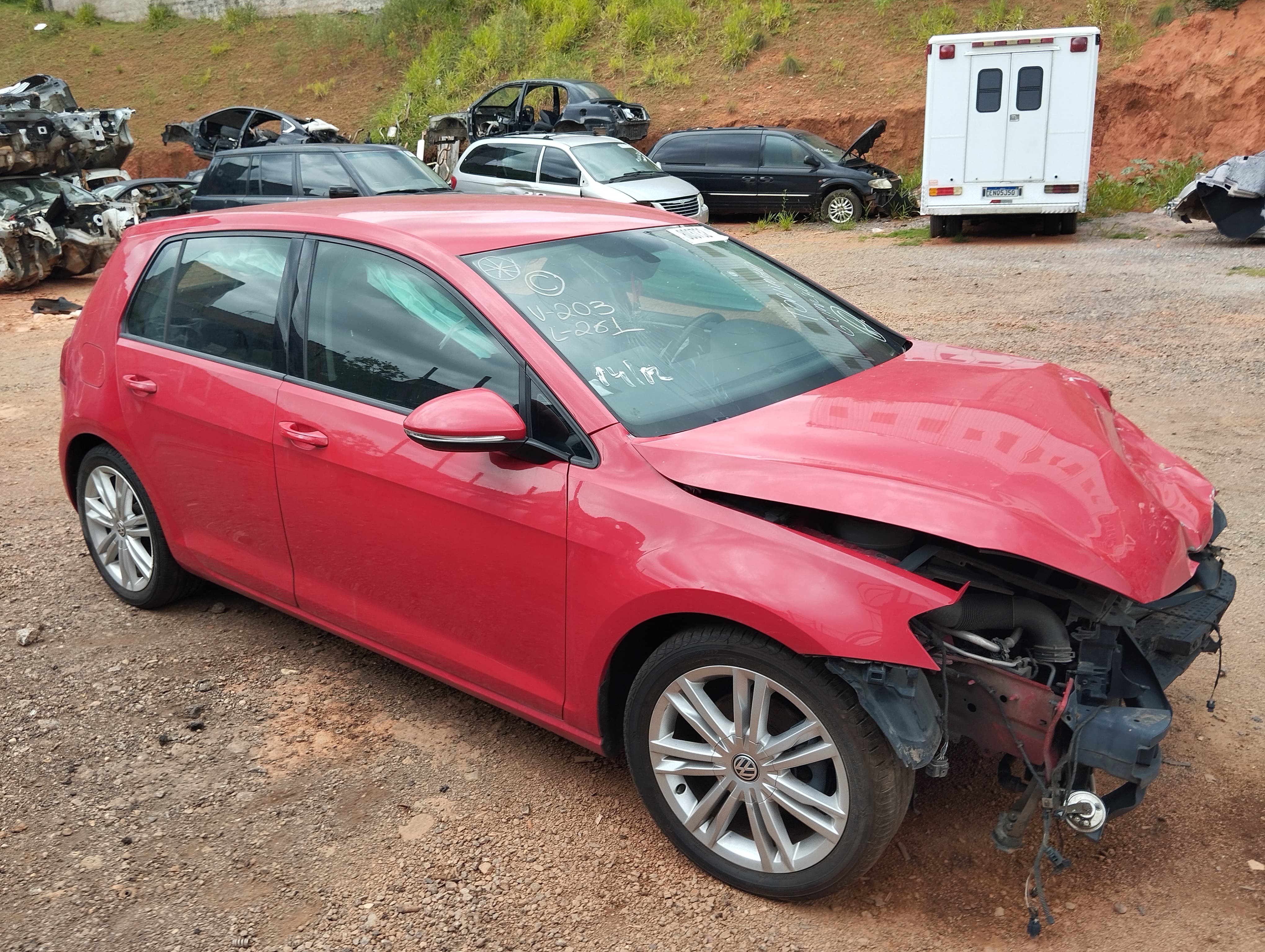 Sucata VW golf 1.0 confortline 2017 v585 Informações gerais 5