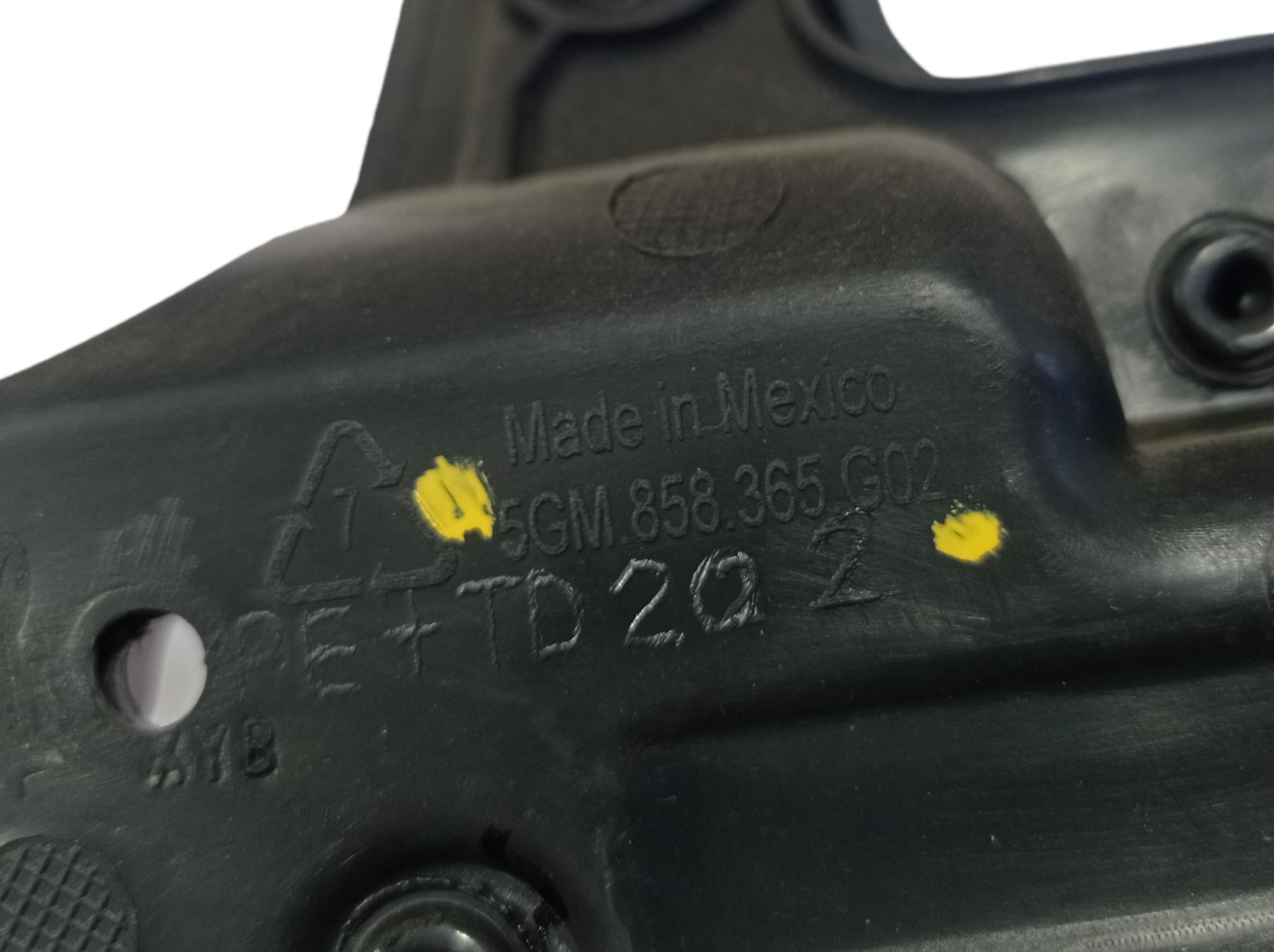 Moldura Esquerda Inferior Painel Vw Golf Tsi 2017 V585 8