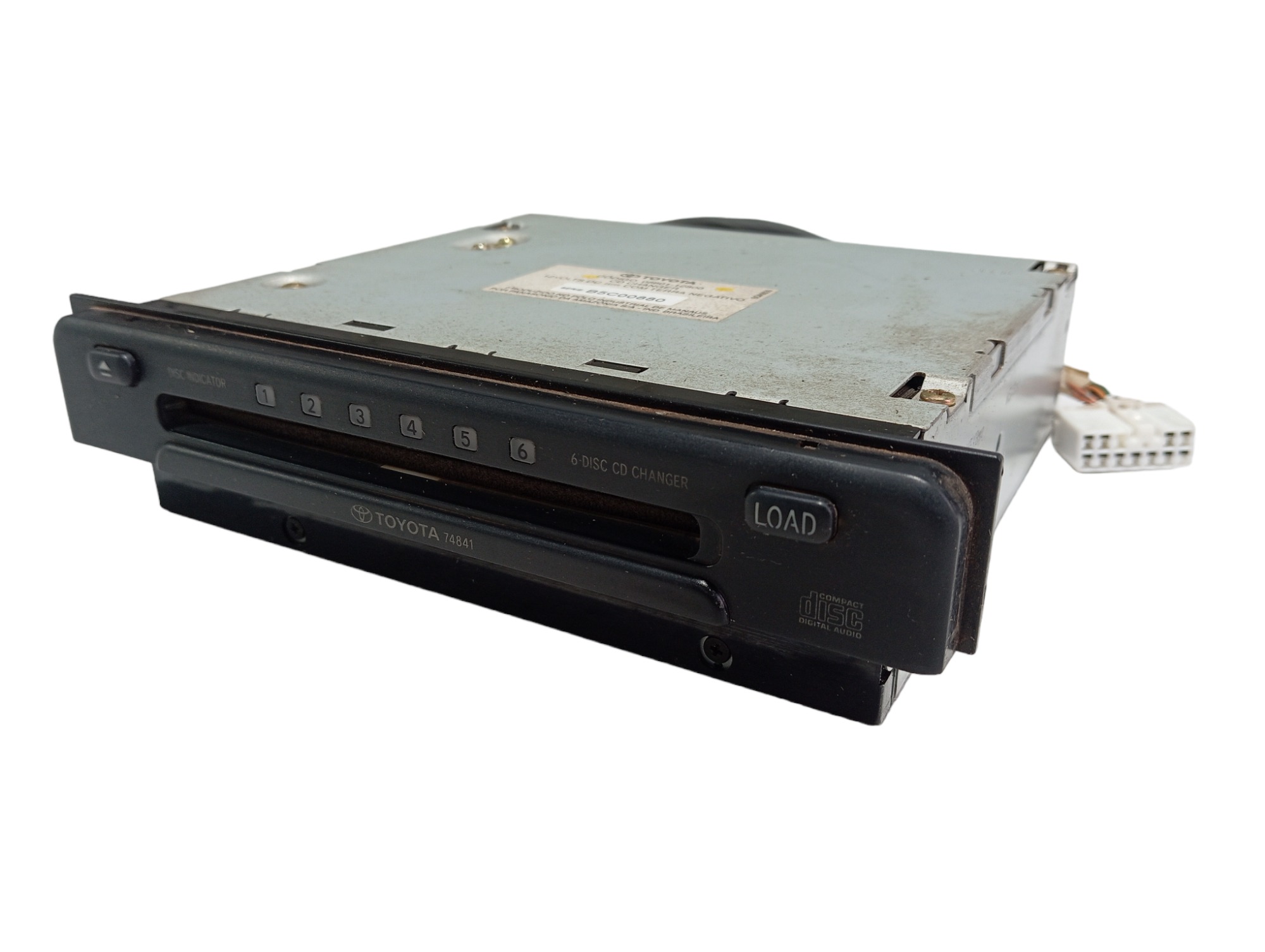 Rádio Cd Toyota Land Cruiser Prado 08601-12800 2004 3