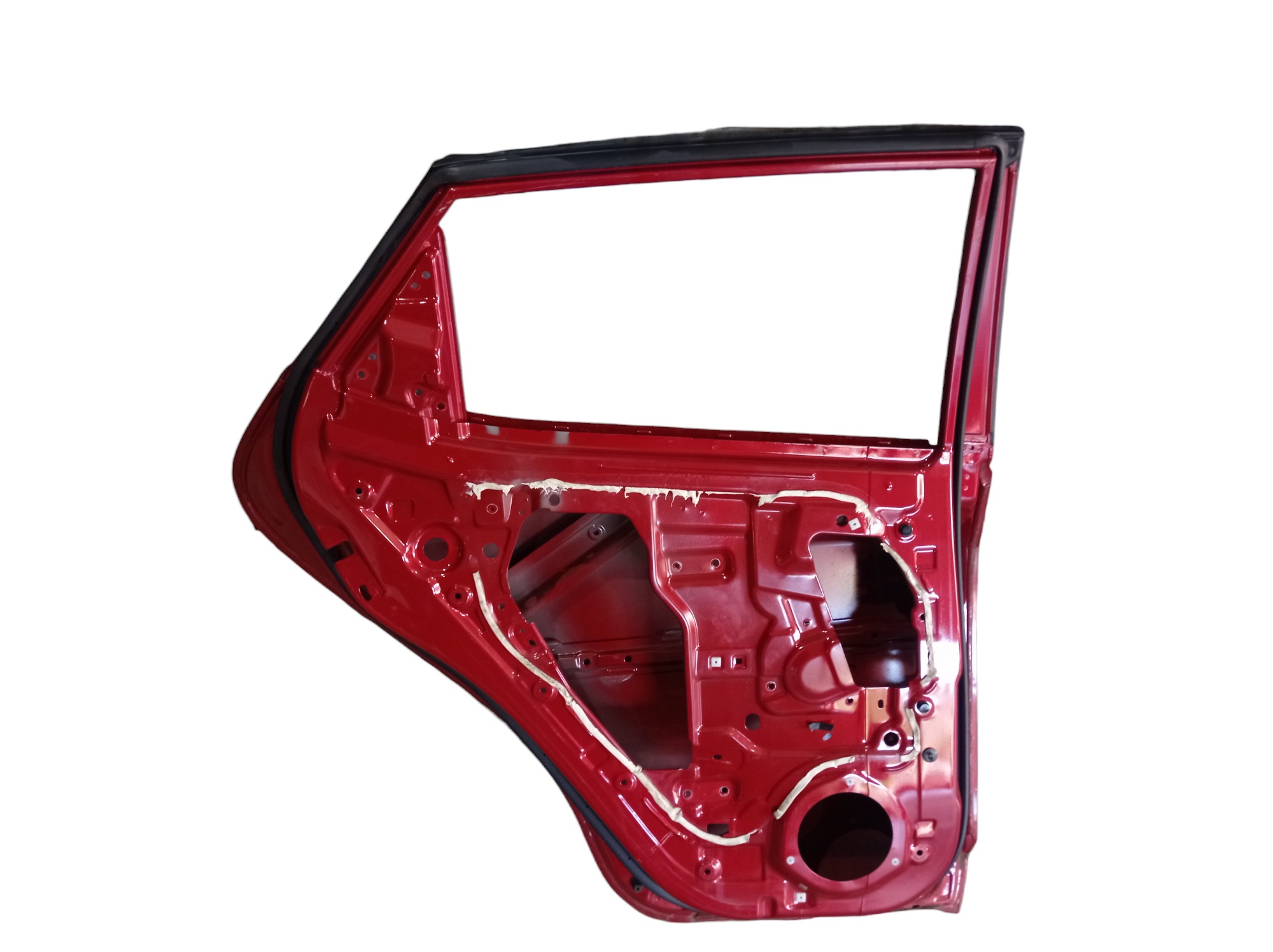 Porta Traseira Esquerda Jac T40 2019 V565  Traseira Esquerdo Vermelho 8