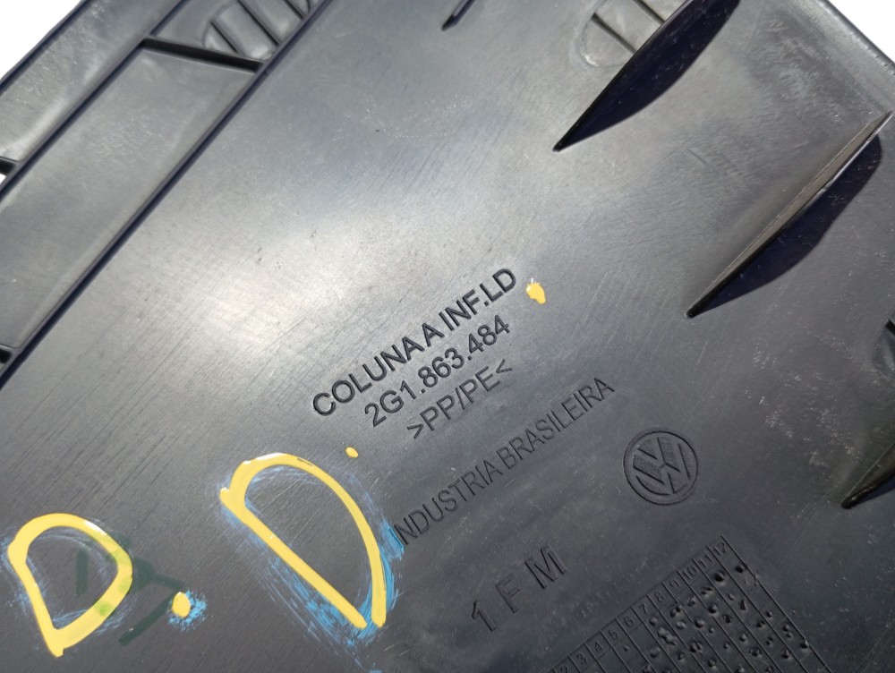 Acabamento Pé Coluna Direita Vw Nivus 2024 V608 6