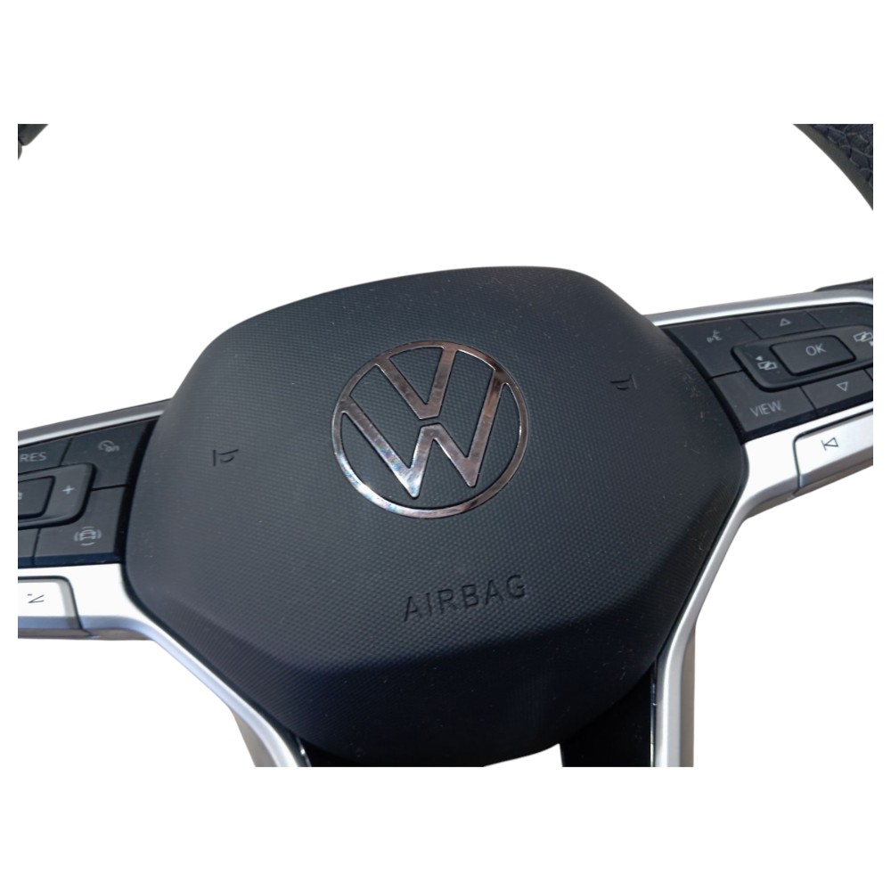 Volante Motorista Vw Taos Highline 2022 2024 V655 Preto 2